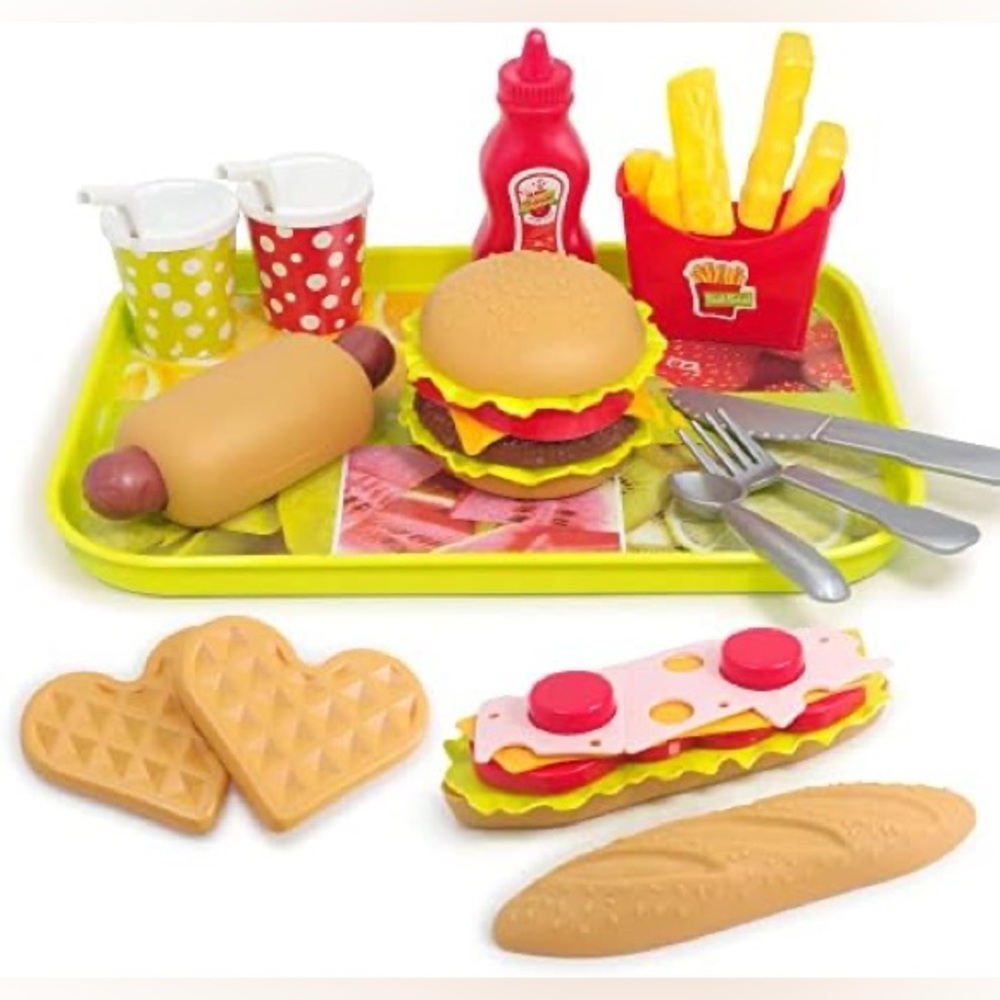 Pretend Play Fast Food Set